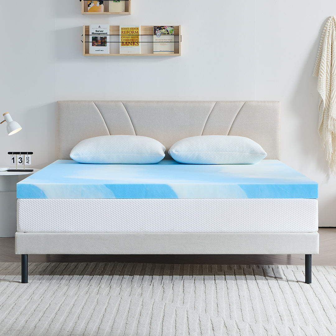 Twolike Gel-Infused Mattress Topper For Back Pain
