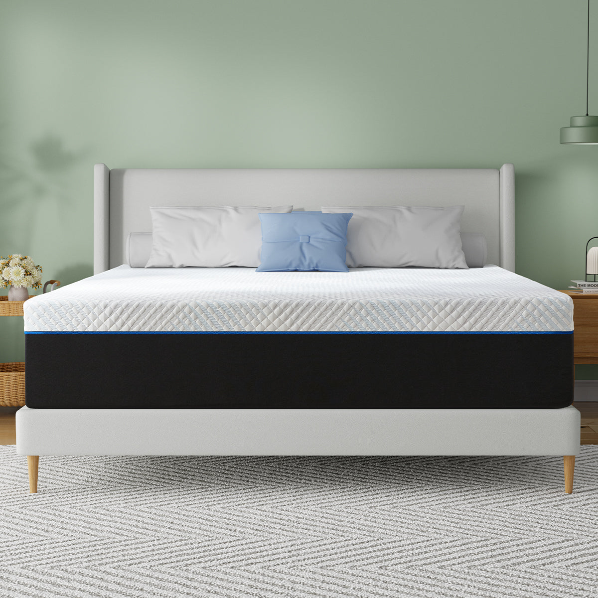 Twolike Iris Memory Foam Mattress, Fiberglass free