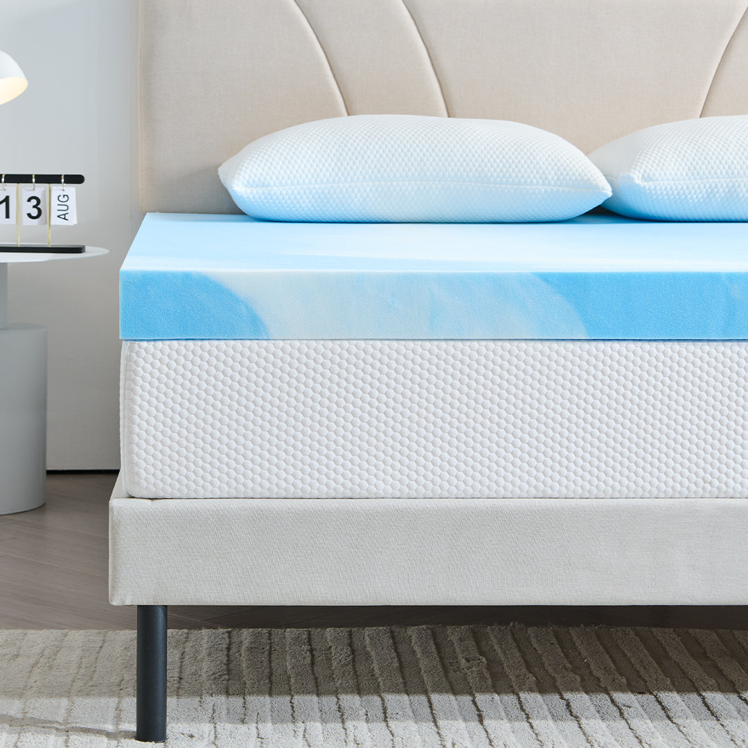 Twolike Gel-Infused Mattress Topper For Back Pain
