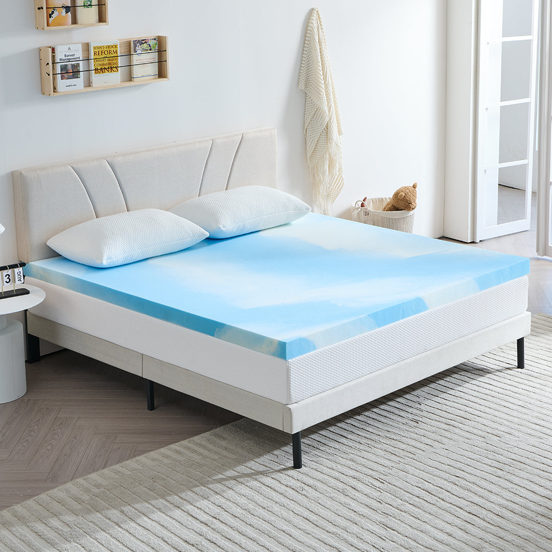 Twolike Gel-Infused Mattress Topper For Back Pain