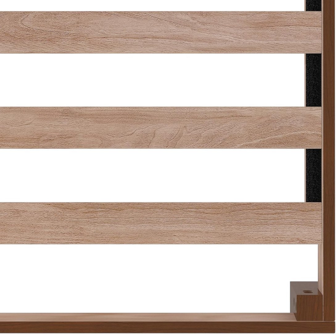 Twolike Wood Platforms Bed, Mattress Foundation
