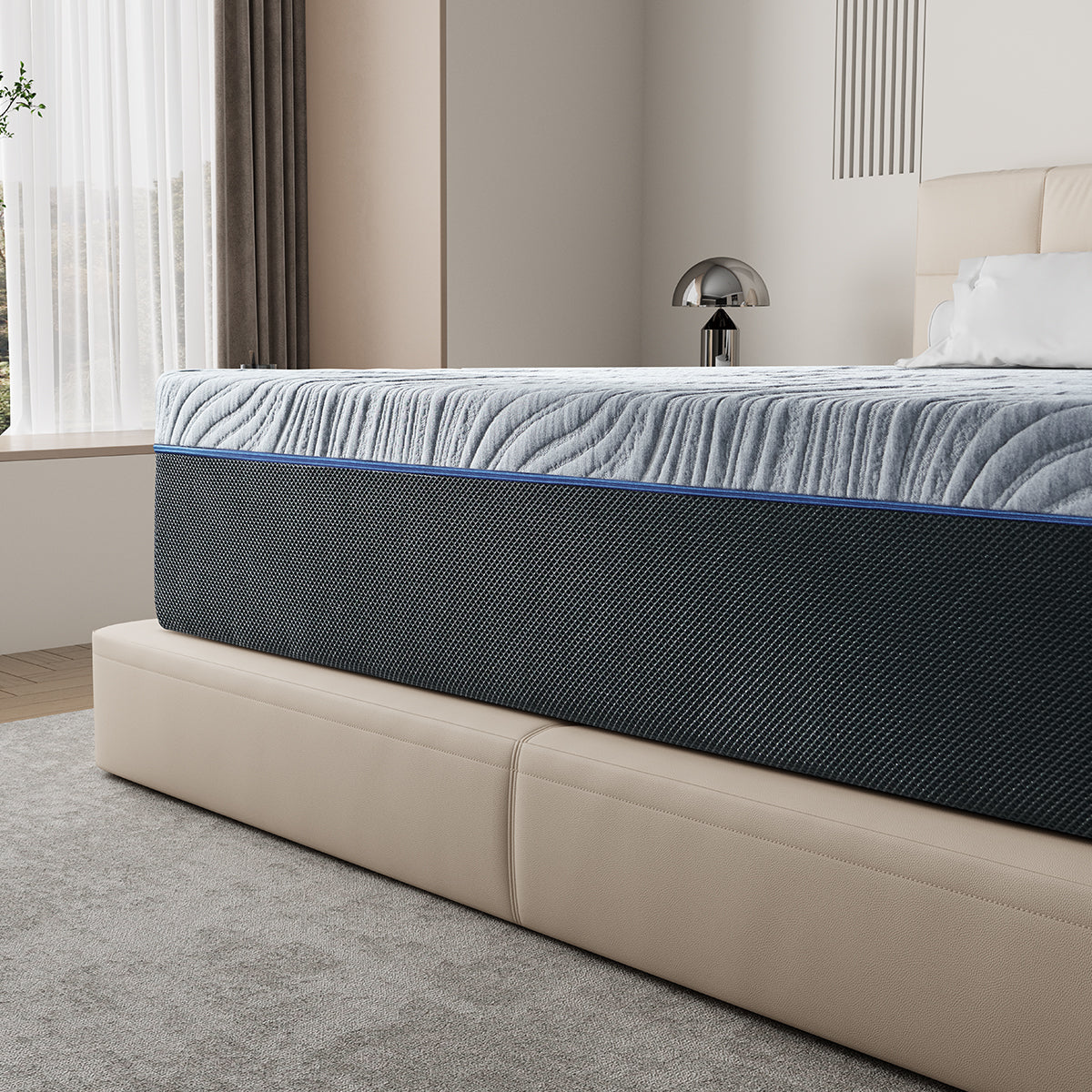 Twolike Della Memory Foam Mattress, Fiberglass free