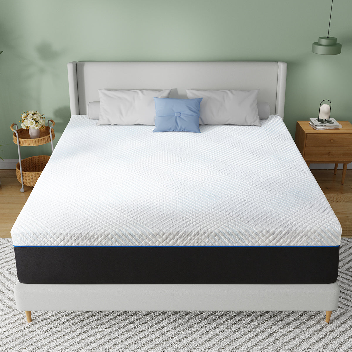 Twolike Iris Memory Foam Mattress, Fiberglass free