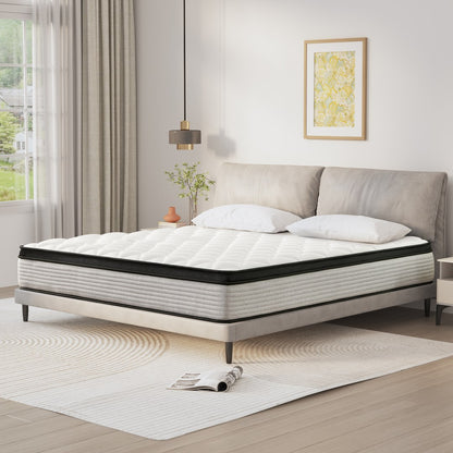 Twolike Essentia Innerspring Hybrid Mattress, Fiberglass free