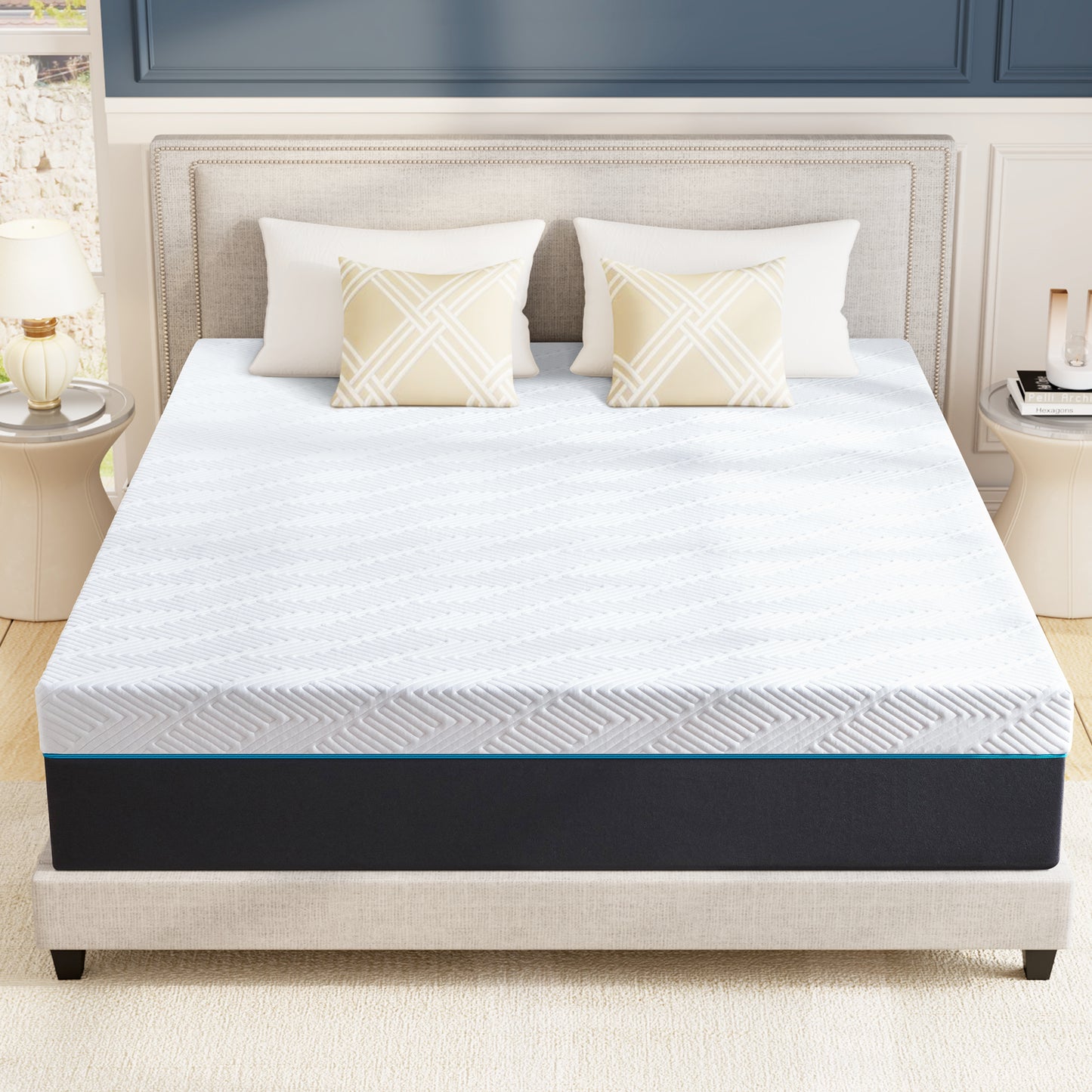 Twolike Baykal Foam Mattress Firm, Fiberglass free