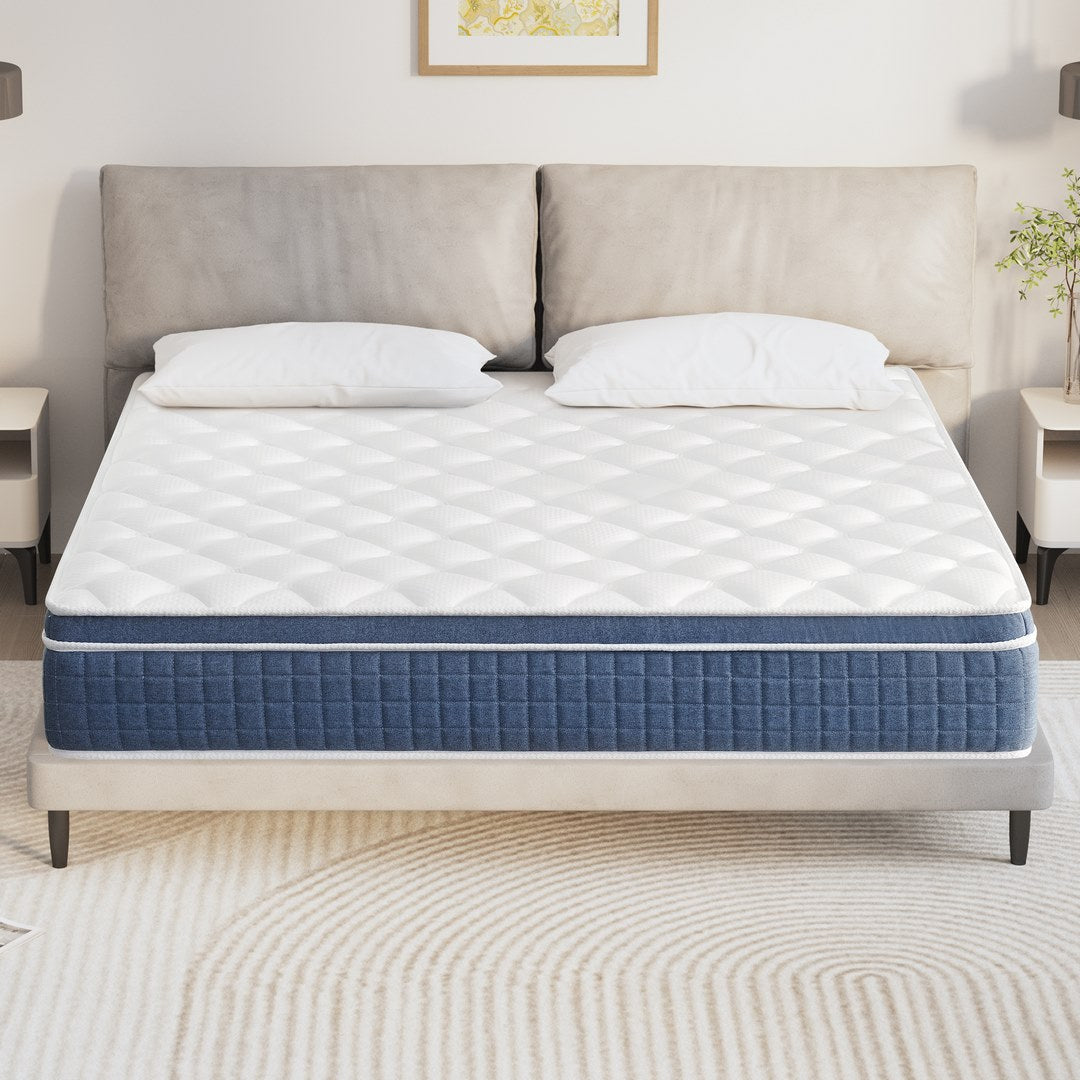 Twolike Zephyr Innerspring Hybrid Mattress, Fiberglass free