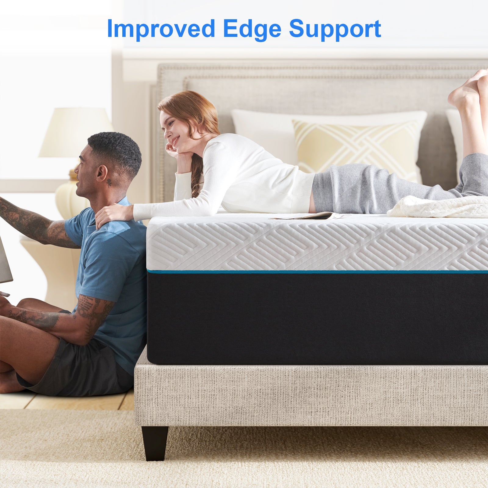 Twolike Baykal Foam Mattress Firm, Fiberglass free