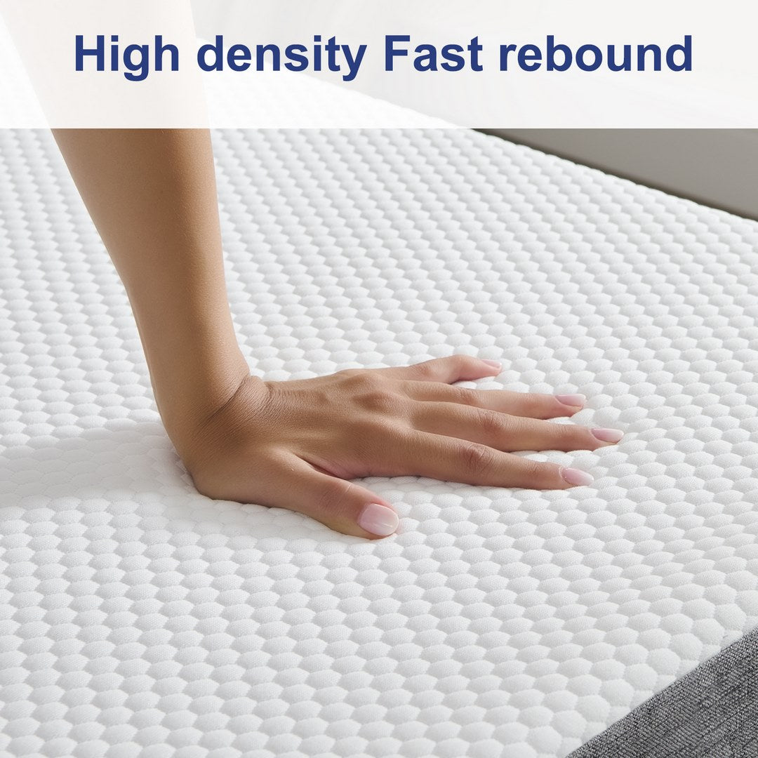 Twolike Cooling Memory Foam Mattress Topper with Cover