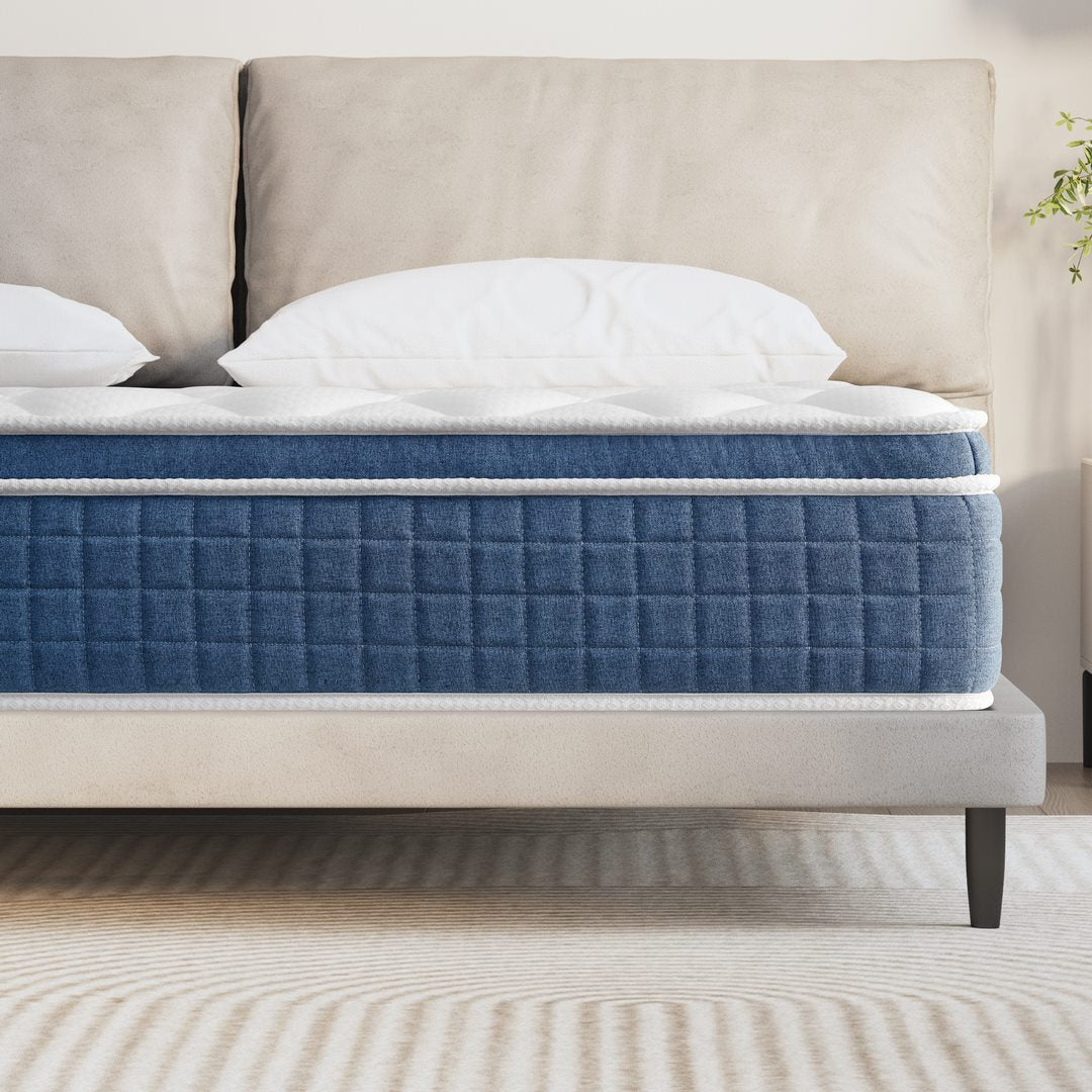 Twolike Zephyr Innerspring Hybrid Mattress, Fiberglass free