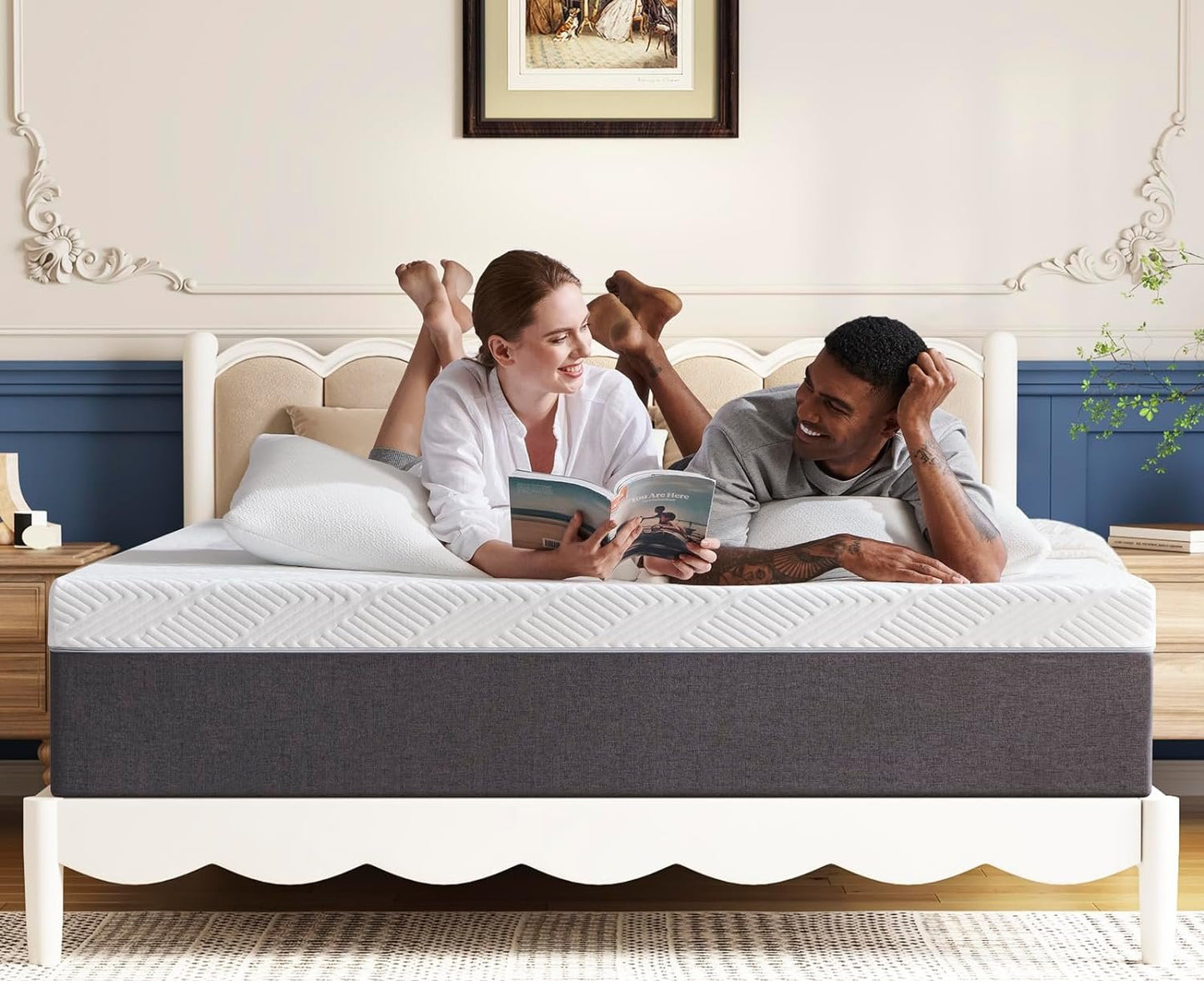 Twolike Mirage Memory Foam Mattress, Fiberglass free