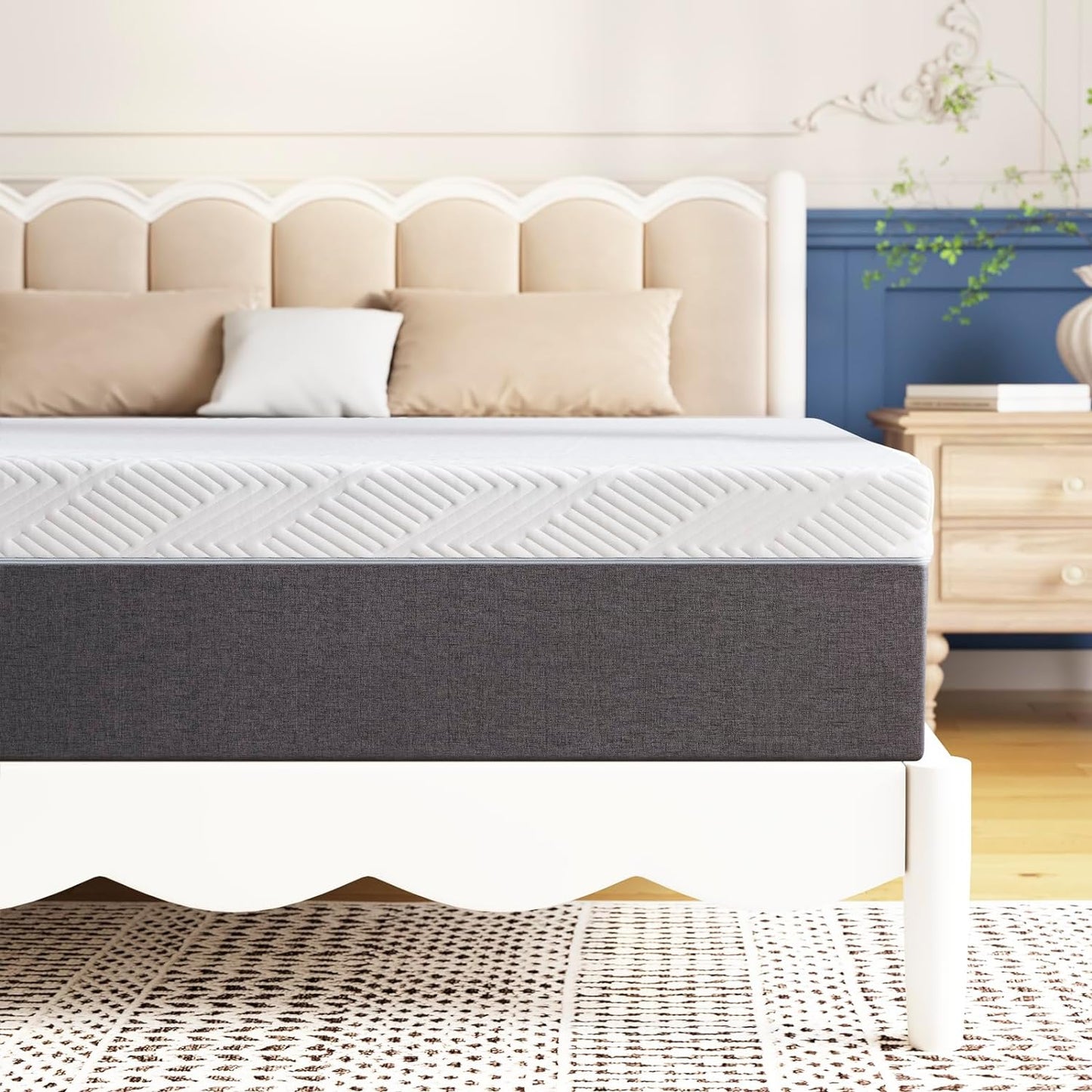 Twolike Mirage Memory Foam Mattress, Fiberglass free