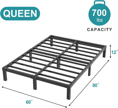 Twolike Metals Bed Frames with Underbed Storage