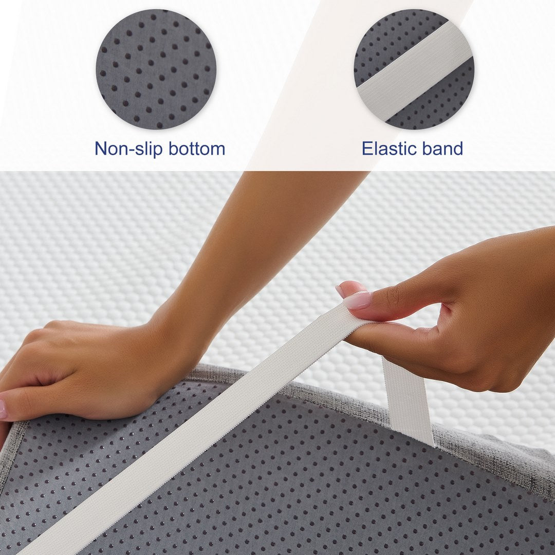 Twolike Cooling Memory Foam Mattress Topper with Cover