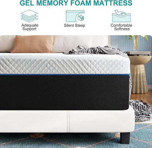 Twolike Abigail Memory Foam Mattress, Fiberglass Free