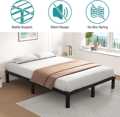 Twolike Metals Bed Frames with Underbed Storage