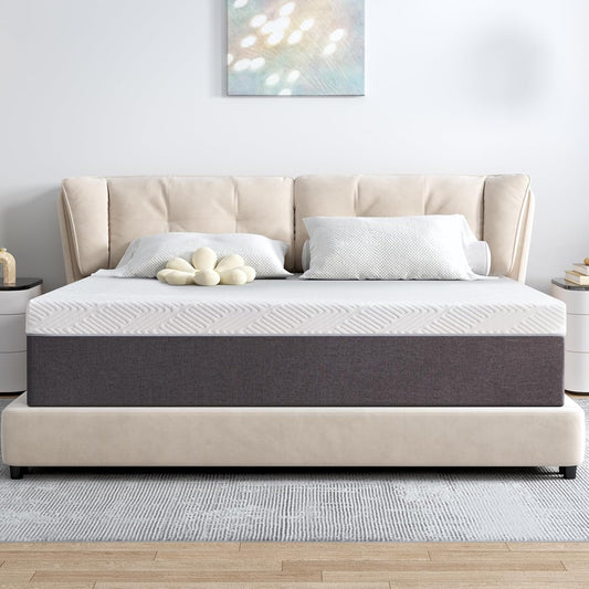 Twolike Ember Memory Foam Mattress, Fiberglass Free