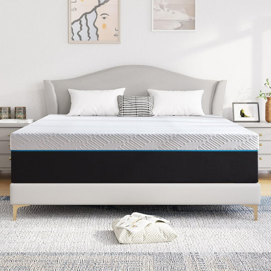 Twolike Silken Memory Foam Mattress, Fiberglass Free