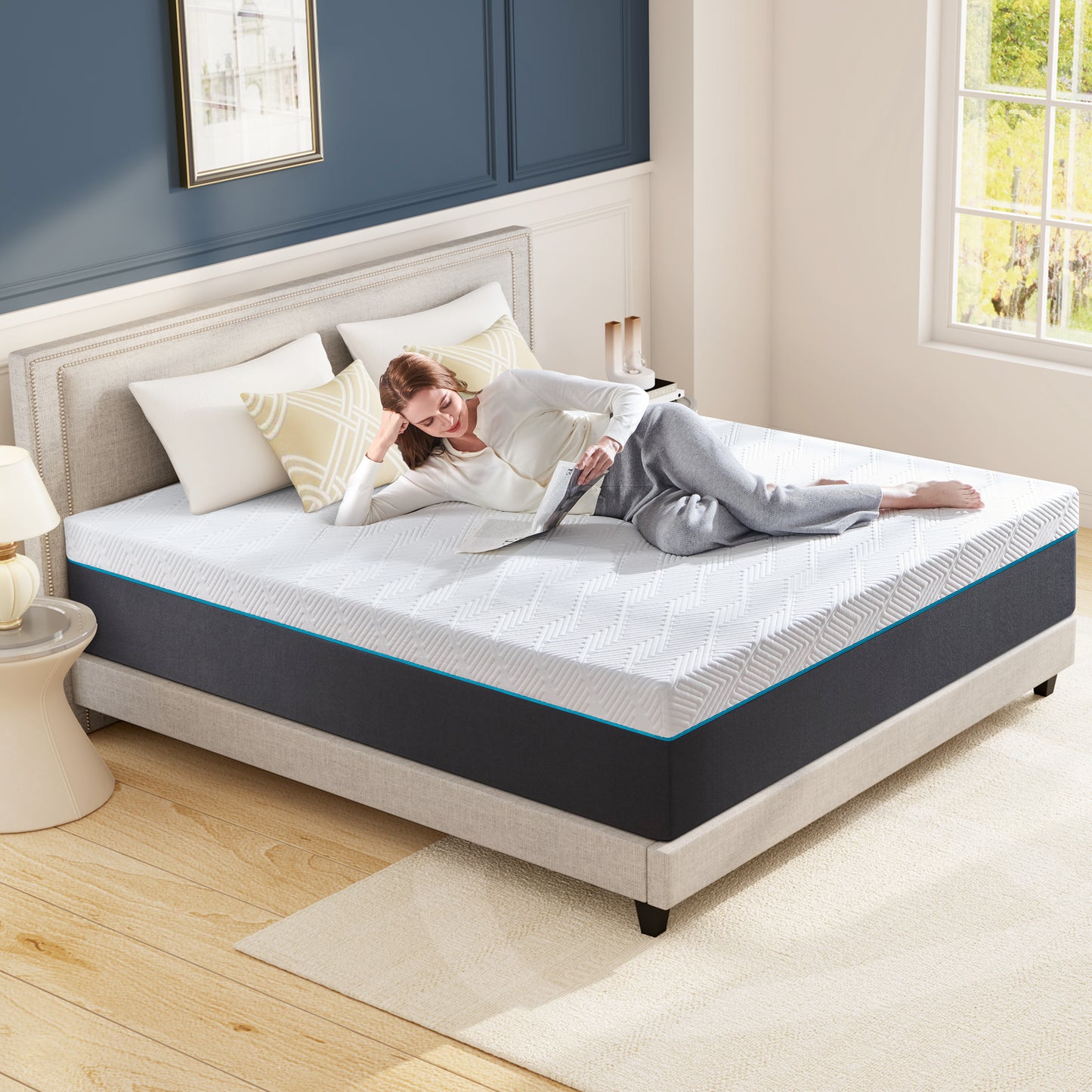 Twolike Baykal Foam Mattress Firm, Fiberglass free