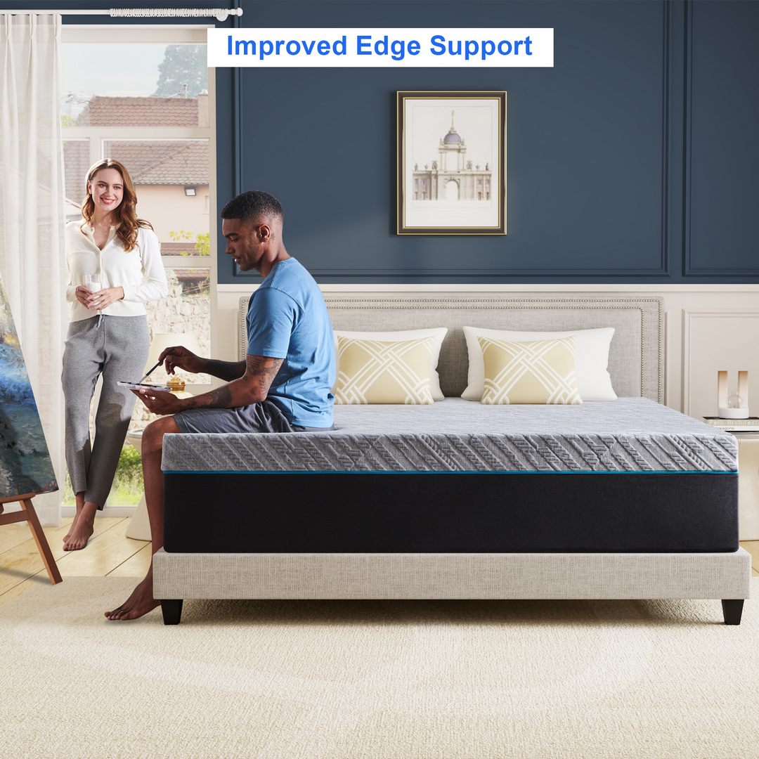 Twolike Vitalize Memory Foam Mattress, Fiberglass free