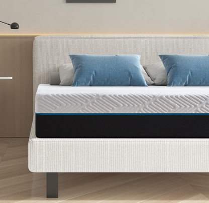 6-inch Gel-Infused Ultra-Comfort Supportive and Medium Firmness Memory Foam Mattress, Black Full Mattress