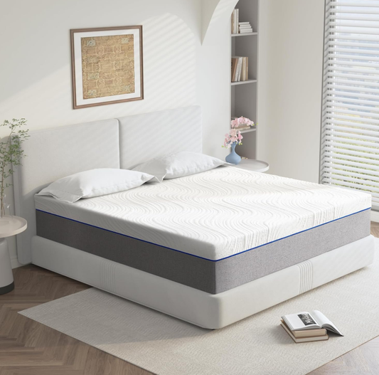 Full Size 6 Inch Memory Foam Mattress Medium Firm Feel Pressure Relieving Support Breathable Soft Comfort Bed in a Box