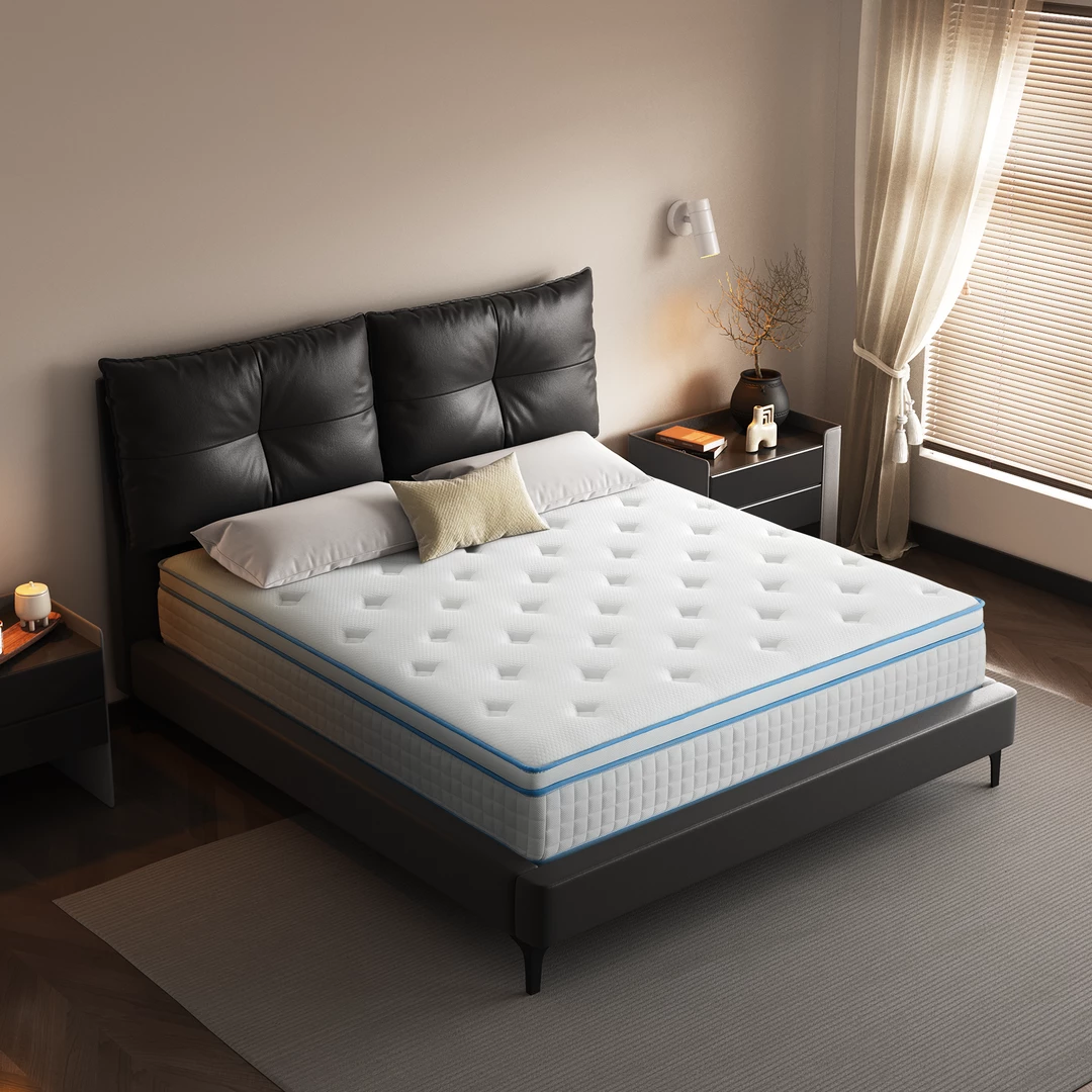 Twolike Elysian Innerspring Hybrid Mattress, Fiberglass free